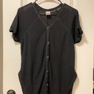 Black over the butt shirt